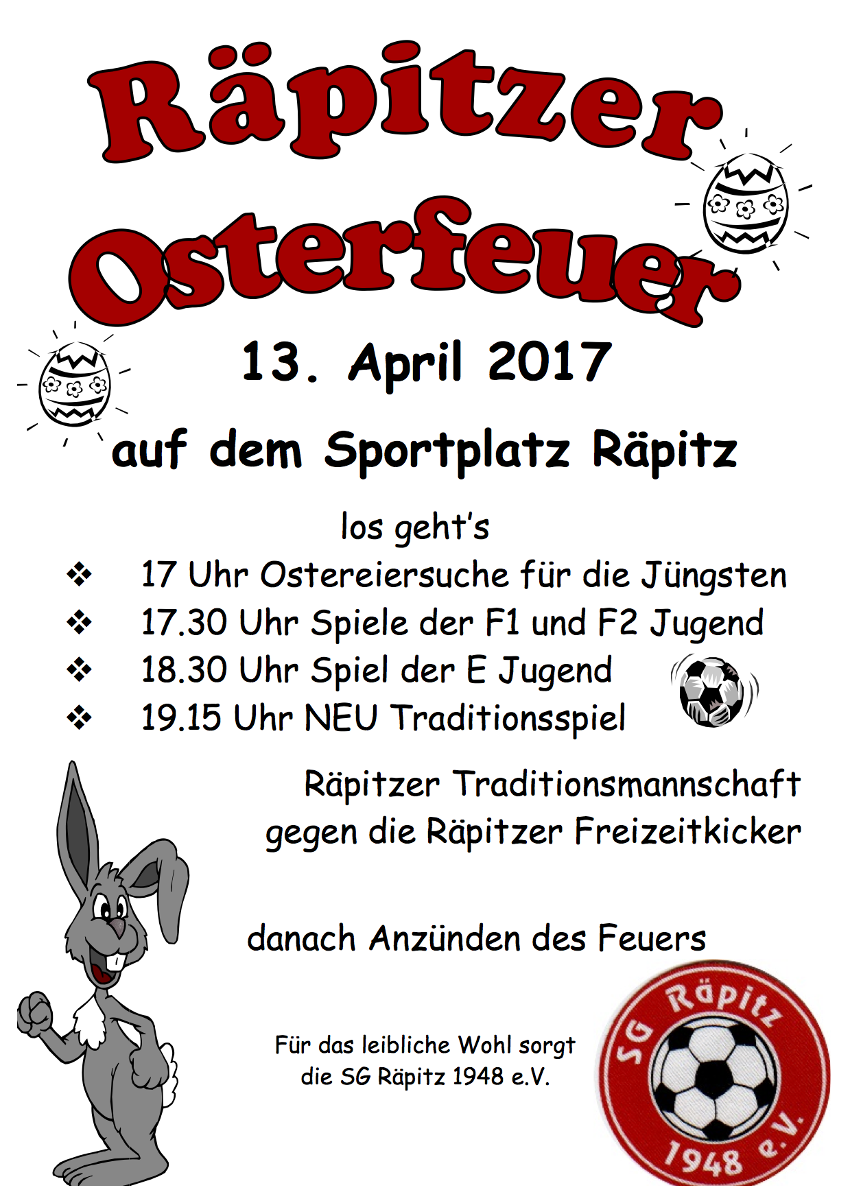 Plakat Osterfeuer2017