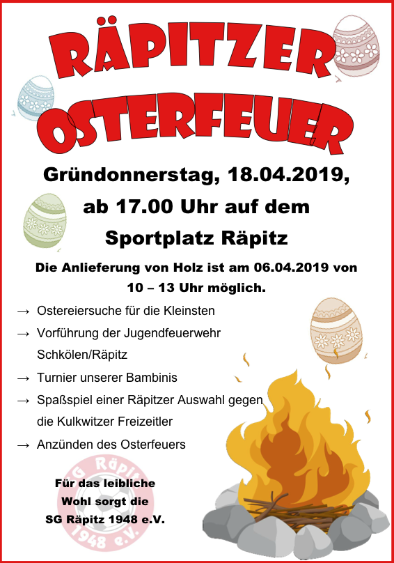 Osterfeuer 2019