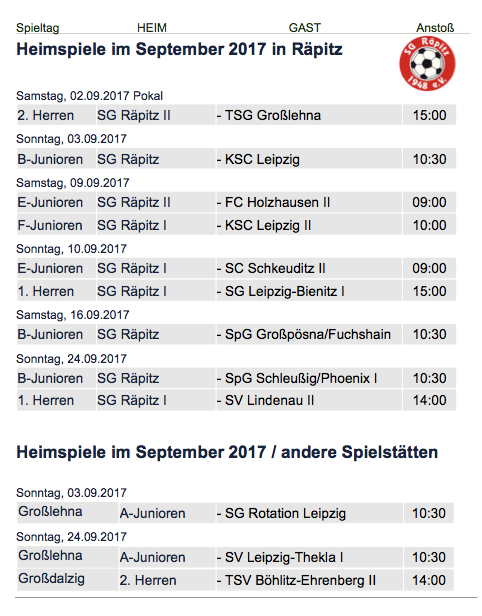 Spielankündigung Sep 17