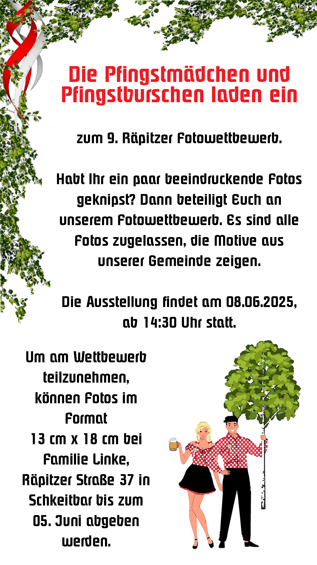 Herzliche Eninladung zum Fotowettbewerb
